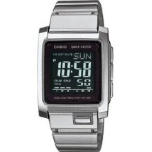 Casio Men's Wv300da-7b Waveceptor Solar Atomic Silver-tone Watch