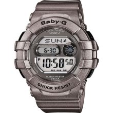 Casio Unisex Bgd141-8 Baby-g Silver Watch