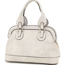 Celebrity Purses Designer Fashion Satchel Bags - Grey