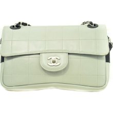 Chanel Classic Flap bag in Grey Canvas