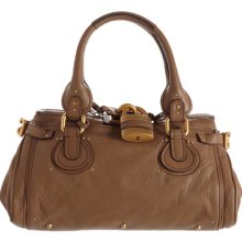 Chloe Large Paddington Satchel - Nut