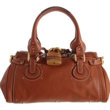 Chloe Large Paddington Satchel - Beige/tan