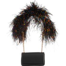 Christian Louboutin - Artemis feather-embellished shoulder bag