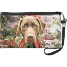 Christmas - Chocolate Labrador - Hershey Wristlets