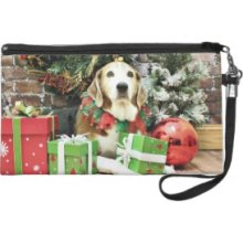 Christmas - Foxhound - Lucky Wristlet Clutch