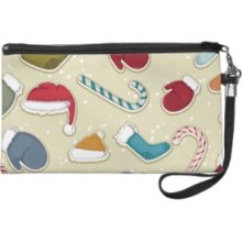 Christmas Wristlet Purse