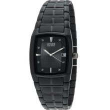 Citizen BM6555-54E Men's Black Ion Plated Eco-Drive Watch