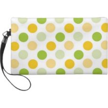 Citrus Polka Dots Wristlets