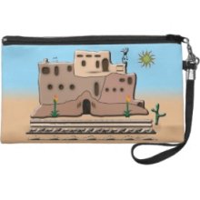 Clay House Wristlet Clutch