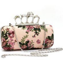 Clutch Bag,Skull Ring Bag Retro Ladies Shoulder Bag NO03918-13