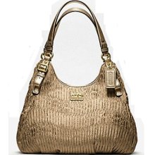 Coach 18886 Punch Madison Gathered Signature Maggie Bag