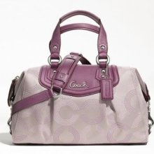 Coach Ashley Gathered Satin Satchel, Skhby,