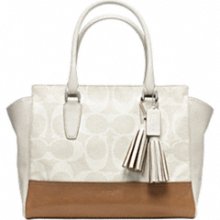 Coach Legacy Signature Canvas Medium Candace Carryall