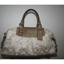 Coach Signature Ashley Satchel 3 Color Lg Sat $398.00