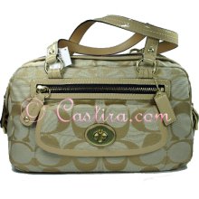 Coach Signature Bonnie Satchel in Light Khaki/Sand - tPF mem