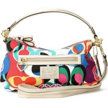 Coach Signature Daisy Pop C Print Crossbody Bag Purse Handbag