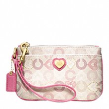 Coach Waverly Hearts Wristlet