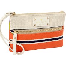 Cobble Hill Stripes Bee Wristlet