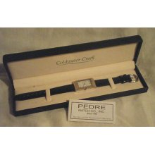 Coldwatercreek Pedre Ladies Watch Black Croc Strap W/ Battery