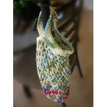 Cotton Crochet 'Green' Market Tote