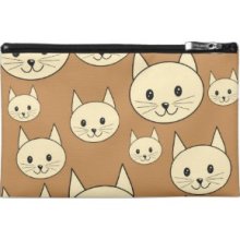 Cream Color Cats. Travel Accessory Bags