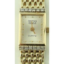 Cristian Geneve 14 Kt. Gold Diamond Ladies Watch