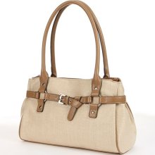 Croft And Barrow Straw Belted Satchel