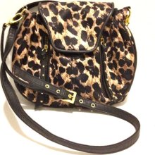 Crossbody Handbag with leopard print by Olivia & Joy - new without tag