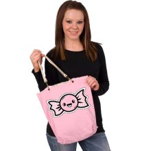 Cute Candy Raw Edge Tote