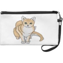 Cute Cat Watch Wristlet Purse