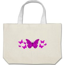 Cute Tribal butterly tattoo design Tote Bags