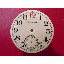 Cyma Enamel Dial - Old Vintage And Rare