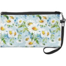 Daisies Wristlet Clutches