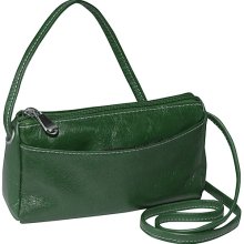 David King & Co. Florentine Top Zip Mini Bag Green - David King & Co. Leather Handbags