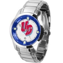 Dayton Flyers Logo- Mens Titan Steel Watch