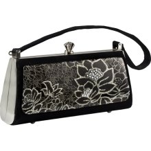 Debbie Brooks Black Purse with Swarovski Crystals!