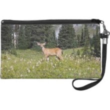 Deer in Paradise Park Wristlet Purses