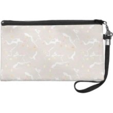 Delicate japanese cherry tree pattern Wristlet