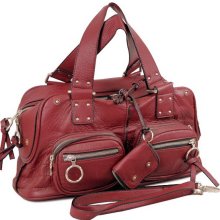 Designer Inspired Front pockets Satchel Bag