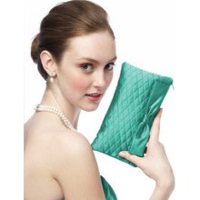 Dessy Evening Clutch Purse in Pantone Turquoise