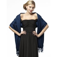 Dessy Pashmina Shawls - Evening Shawls in Midnight