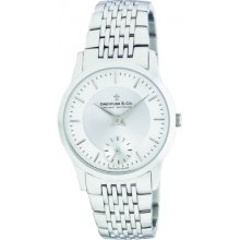 DGB00001-02 Dreyfuss and Co Mens Sapphire Glass Silver Watch