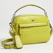 Diane von Furstenberg 'Milo - Mini' Quilted Crossbody Bag Citrine