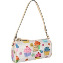 Dooney & Bourke Cupcake Collection Barrel Satchel - White