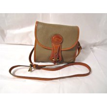 Dooney & Bourke Pebble Leather Equestrian Cross Body / Shoulder Bag.