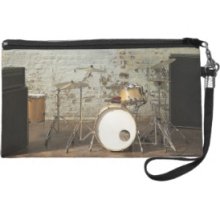 Drum Kit Wristlet Clutches