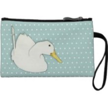 Duck Dip dots Mini Clutch Bag Wristlet