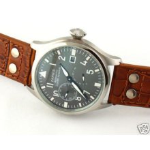 E216,parnis 47mm Luxury Case Power Reserve Automatic Watch