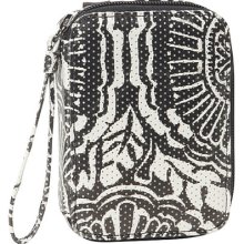 Echo Medallion Phone Wristlet - Black