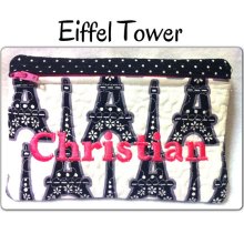 Eiffel Tower Zipper Pouch Case Bag